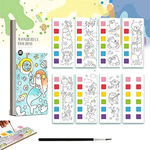Kreativ Malbuch mit Wasserfarben – Malspaß mit 6 Farben
