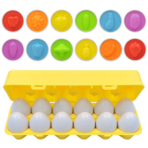 Montessori Formen und Farben Eier