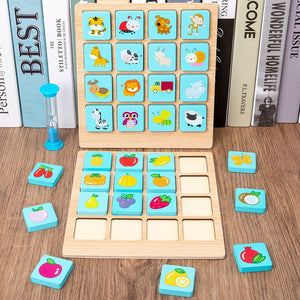 Muster-Match-Spiel - Gehirntrainer für Kinder - Puzzle-Spaß