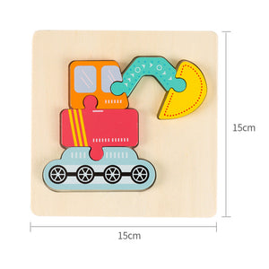 Tier und Fahrzeug Kinder Puzzle