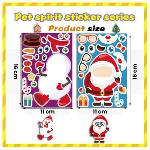 Weihnachtssticker Set