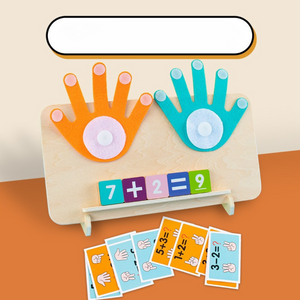 Montessori Mathe Finger Lernspiel