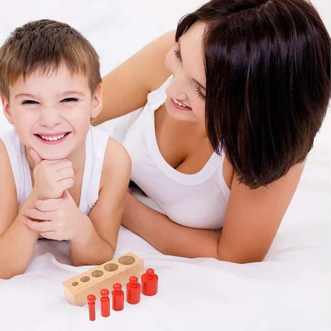 Montessori Farben und Zahlen Lernen Holzspielzeug