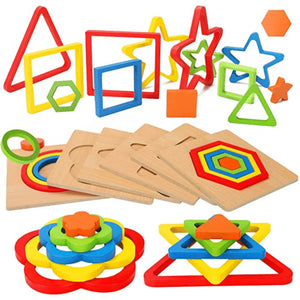 Achtsame Formen | Spaß- und Lern-Puzzlespiel
