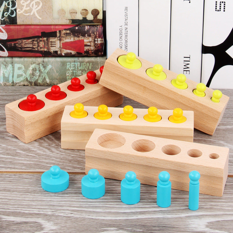 Montessori Farben und Zahlen Lernen Holzspielzeug