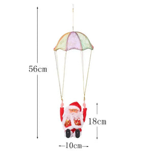 Fliegender Festtags-Santa