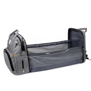 2in1 Rucksack mit integriertem Baby Bett