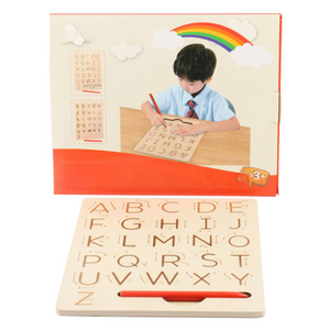 Holz-Alphabet-Brett