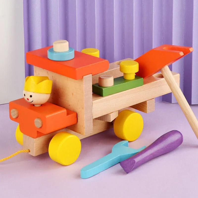 Woods - Sensorisches Schraubenauto-Spielzeug