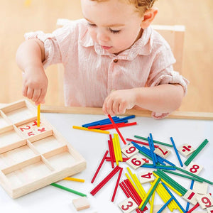 Montessori Mathe Sticks zum Rechnen Lernen