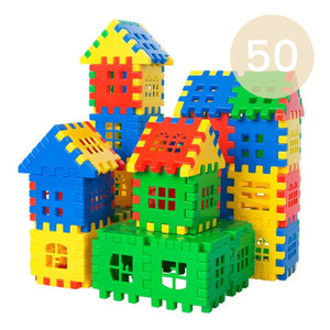 Hausbauklötze – Kreativität Fördern – Hausbaukasten