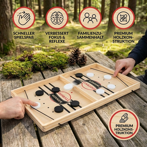 Schleuder Schach Brettspiel aus Holz