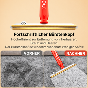 Haustierhaarentfernungsbürste für Teppiche Teppiche und Automatten