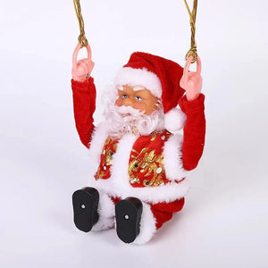 Fliegender Festtags-Santa
