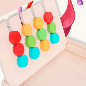 Montessori Formen und Farben Sortierspiel aus Holz