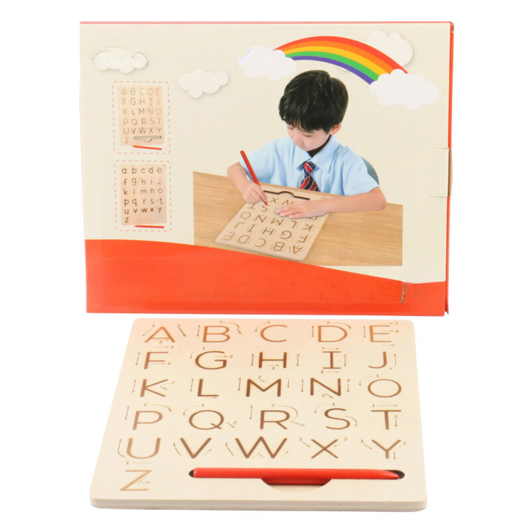 Holz-Alphabet-Brett