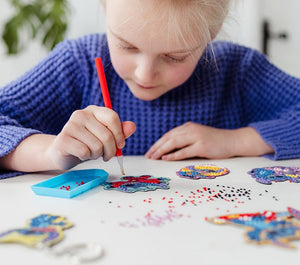 Totum Disney Stitch Diamond Painting Set - 6 Magnets for Crafts for Kids