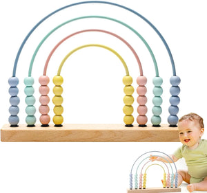 Regenbogen-Holz-Abakus