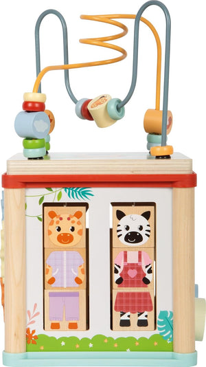 small foot Motorikwürfel Jungle Friends Motorikspielzeug Holz 12765