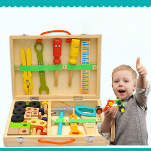 WoodyBox - Montessori Holz-Werkzeugkasten