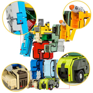 Bau-Action Figur mit Zahlen