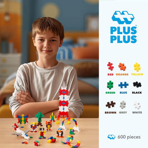 Plus-Plus - Mini Basic Building Blocks, 600 Pieces, 52129