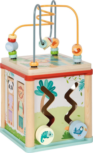 small foot Motorikwürfel Jungle Friends Motorikspielzeug Holz 12765