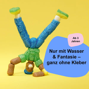 Playmais Classic 600 Pieces | Craft Set | Natural Toy | Includes Sponge & Craft Knife | Vegan, Responsible & Safe for Children & Environment | from 3 Years