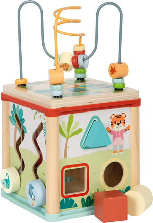 small foot Motorikwürfel Jungle Friends Motorikspielzeug Holz 12765