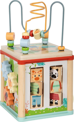 small foot Motorikwürfel Jungle Friends Motorikspielzeug Holz 12765