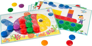 Ravensburger Children's Games, 20832 Colorino Children's Game for Learning to Colour, Mosaics Plug-In Game, Toy for 2 Years and Up
