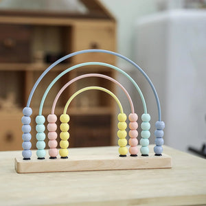 Regenbogen-Holz-Abakus