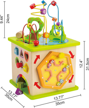 Hape Country Critters Motorikwürfel Lernspielzeug Holz E1810