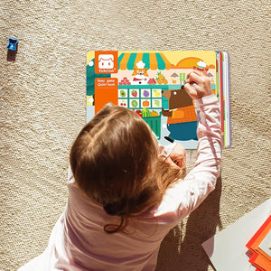 Sensorisches Montessori Beschäftigungsbuch