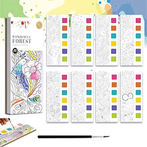 Kreativ Malbuch mit Wasserfarben – Malspaß mit 6 Farben