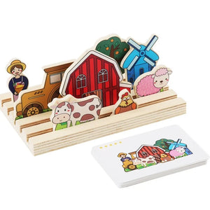 Animal Puzzle Adventure - Holz-Prinzessinnenschloss