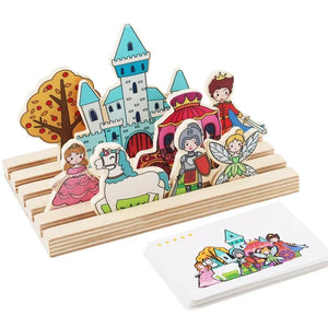 Animal Puzzle Adventure - Holz-Prinzessinnenschloss