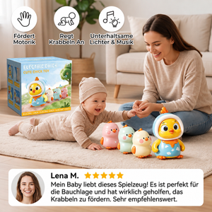 Wackelndes Huhn-Bauchlage-Spielzeug