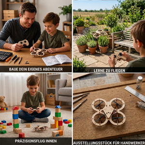 DIY-Holz-RC-Quadcopter-Bausatz – Baue dein eigenes Flugabenteuer