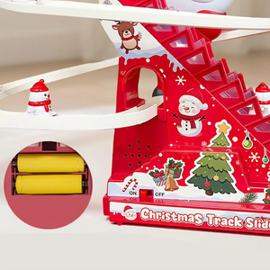 Weihnachtsmann Rutsche Achterbahn Spaß