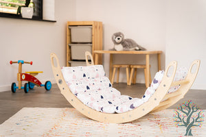 Kletter-Set 3in1 (small) - Für Kinder ab 1 Jahr - Platzsparend und vielseitig für motorische Entwicklung