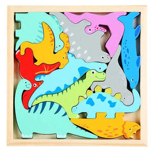 Wie passen die Formen in den Rahmen? - Formen-Puzzle