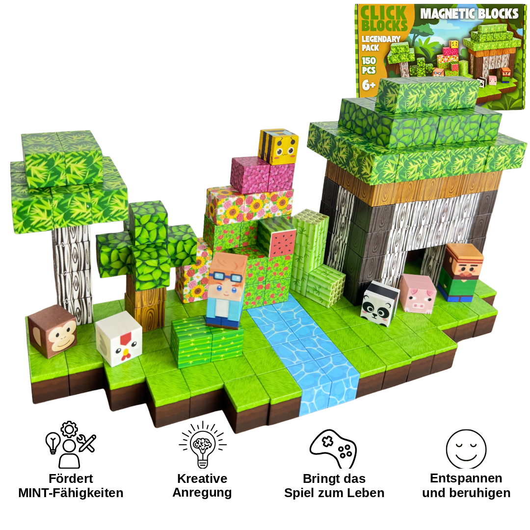 Jungle Build-A-World Magnets