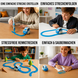 Magisches Slime-Rennbahn-Set – DIY-Abenteuer mit Elektroautos