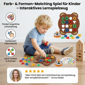 Farb- & Formen-Matching Spiel für Kinder – Interaktives Lernspielzeug
