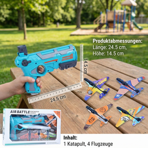 Kinder Flugzeug-Katapult Launcher – Outdoor Flugspiel