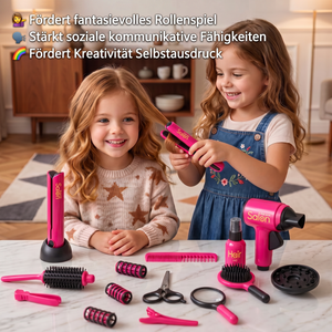 14-teiliges Kinder-Friseursalon-Rollenspielset