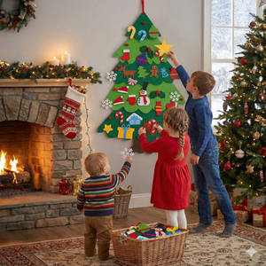 Montessori Filz Weihnachtsbaum