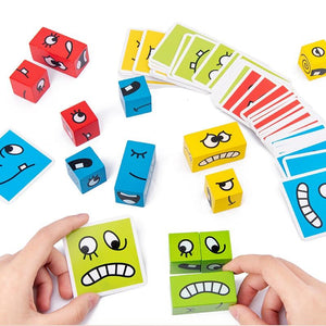 Gesichtsausdruck-Erkennungs-Puzzle für Kinder