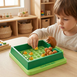 Cleverer Igel - Pädagogischers Lern Puzzle Spiel für Kinder